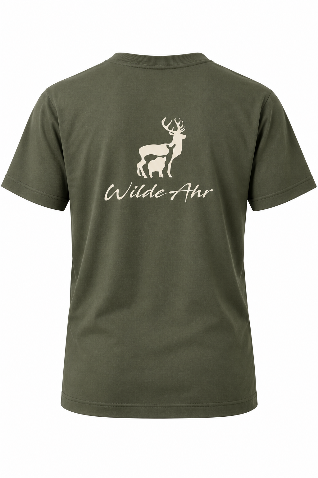 T Shirt Olive Hinten