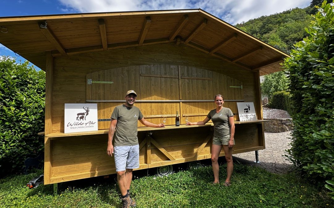 Das neue WildeAhr-Büdchen ist da! Ein wilder Gruß aus dem Ahrtal!